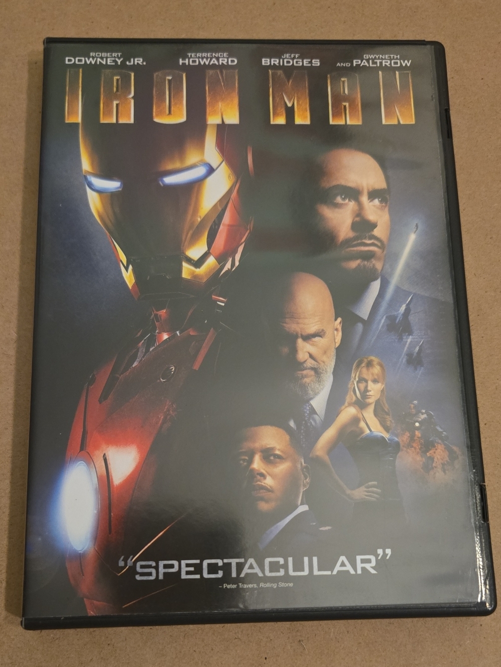 Marvel Iron Man DVD Disc - Silver with Holographic Accents